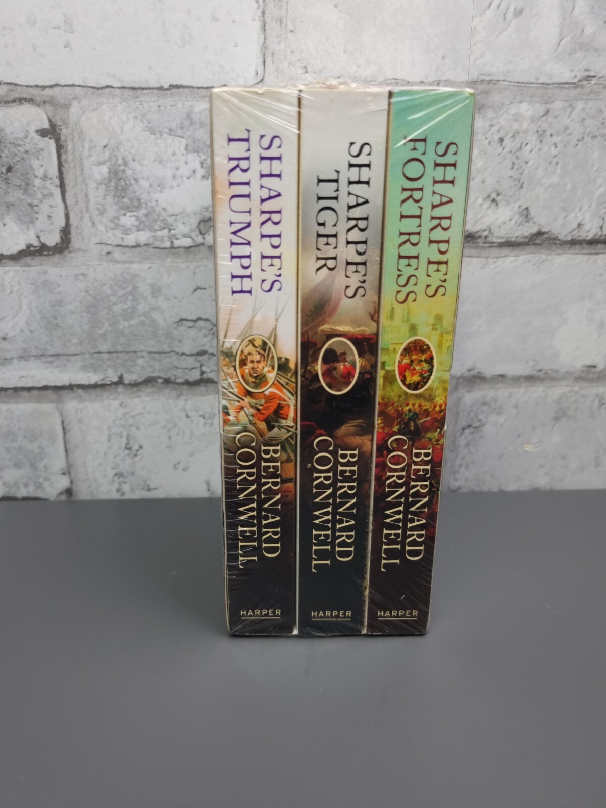 Bernard Cornwell Sharpe Box Set - 3 Books- Tiger, Fortress And Triumph, new