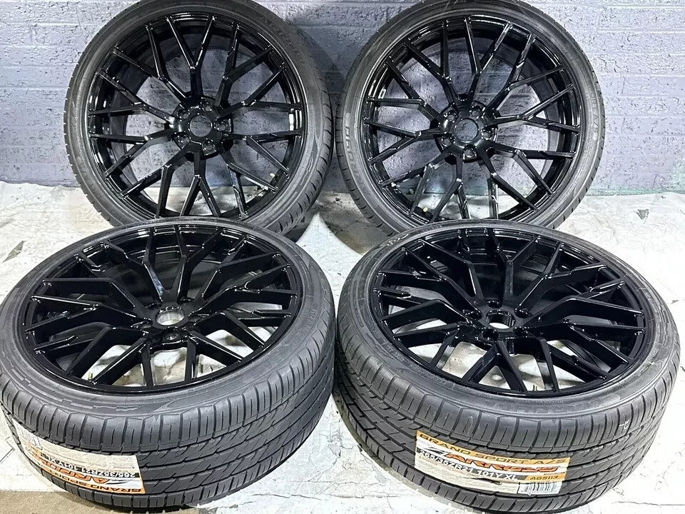 21x9.5 AUDI R8 STYLE WHEELS RIMS TIRES Q3 Q4 Q5 Q7 SQ3 SQ4 SQ5 5x112