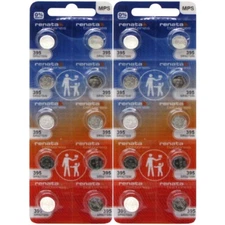 20 NEW RENATA 395 SR927SW WATCH BATTERIES