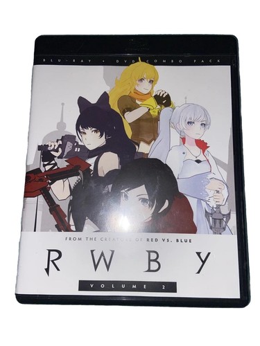 RWBY Volume Two Blu Ray Anime R W B Y