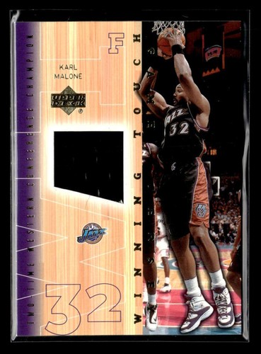 2001-02 Upper Deck Karl Malone Winning Touch Game Jersey Game Used FX925