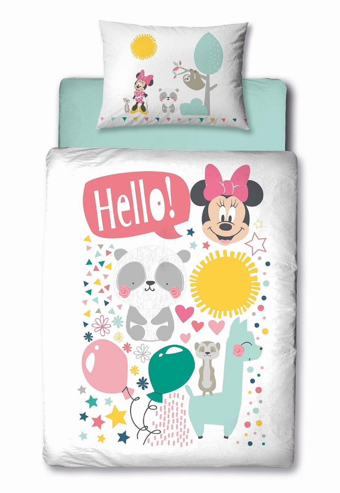 Minnie Maus Junior Bettwsche - 100x135 см 100 Хлопок для детей 5290₽