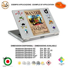 Wanted sogeking one piece sticker notebook tablet sticker cartoon print pvc 9pcs