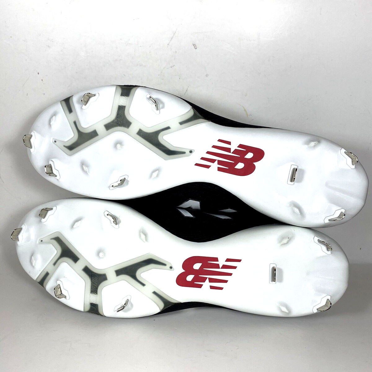 New Balance‎ Men\'s L4040 BK4 Black/White Metal Baseball Cleats Size 16 Amazon.com | New Balance Men main image 3