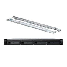 Synology RackStation RS822+ NAS Server, Ryzen 2.2GHz CPU, 16TB SSD with Rail Kit