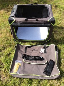 cheeko easy up fabric kennel