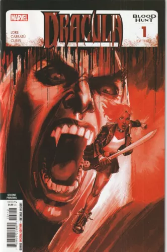 Dracula Blood Hunt # 1 Variant 2nd Print Cover NM Marvel 2024 [Y6]