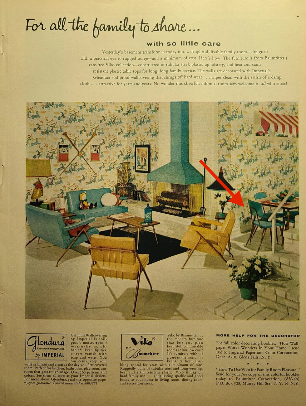 MCM Mid Century Modern - Viko by Baumritter accent chair - ALL ORIGINAL-VIDEO!
