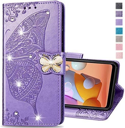 Compatible with LG Stylo 5 Case Glitter Bling LG Stylo 5 Case with Card Holder a