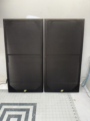2X Sansui S-65U Speaker Grills Brown Good Condition With Minimal Blemishes  