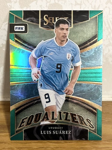 Luis Suarez [Green] #25 2022 Panini Select FIFA Equalizers card