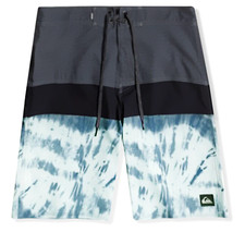 Quiksilver Surfsilk Panel Board Shorts - NWT Mens 40 Black / Multi - 44926-G1