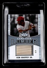 2024 Leaf Lumber - Game Used Lumber Platinum #GUL-55 Ken Griffey Sr. #/8