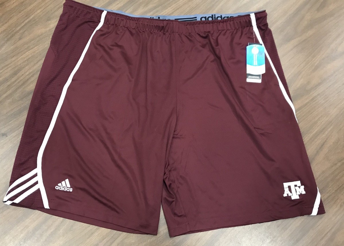 Official Texas A&M Shorts Mens Womens size 3X Large Adidas Brand