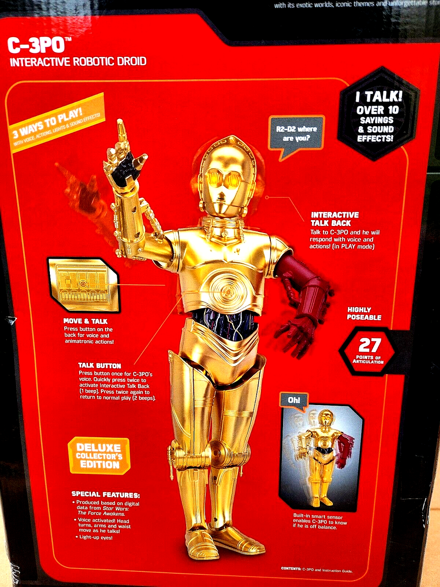 Disney Star Wars C-3PO Interactive Robotic 17