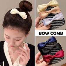 Sweet Butterfly Bow Hair Comb Stylish and Cute Convenient for Securing The D2H6