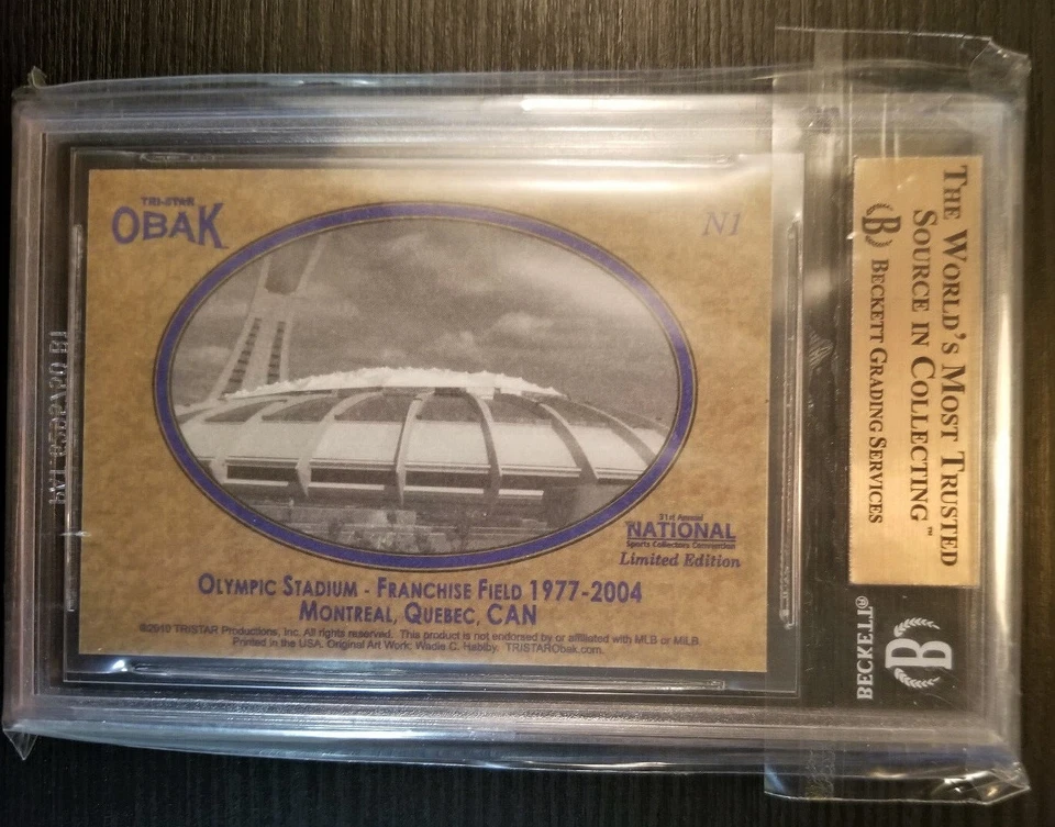 2010 TRISTAR Obak National Stephen Strasburg RC Rookie BGS 9.5 TRUE GEM+ 10 Subs - Image 3 of 3