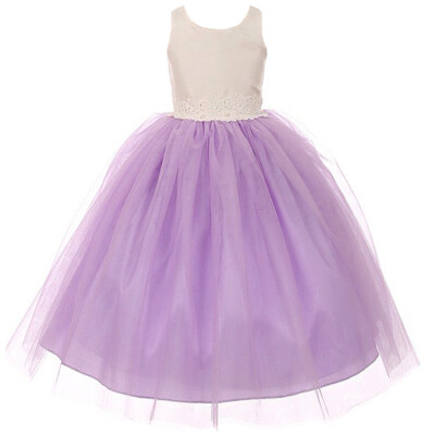 LILAC Size 8 Flower Girl Dress Special Occasions Bridesmaid Birthday Party