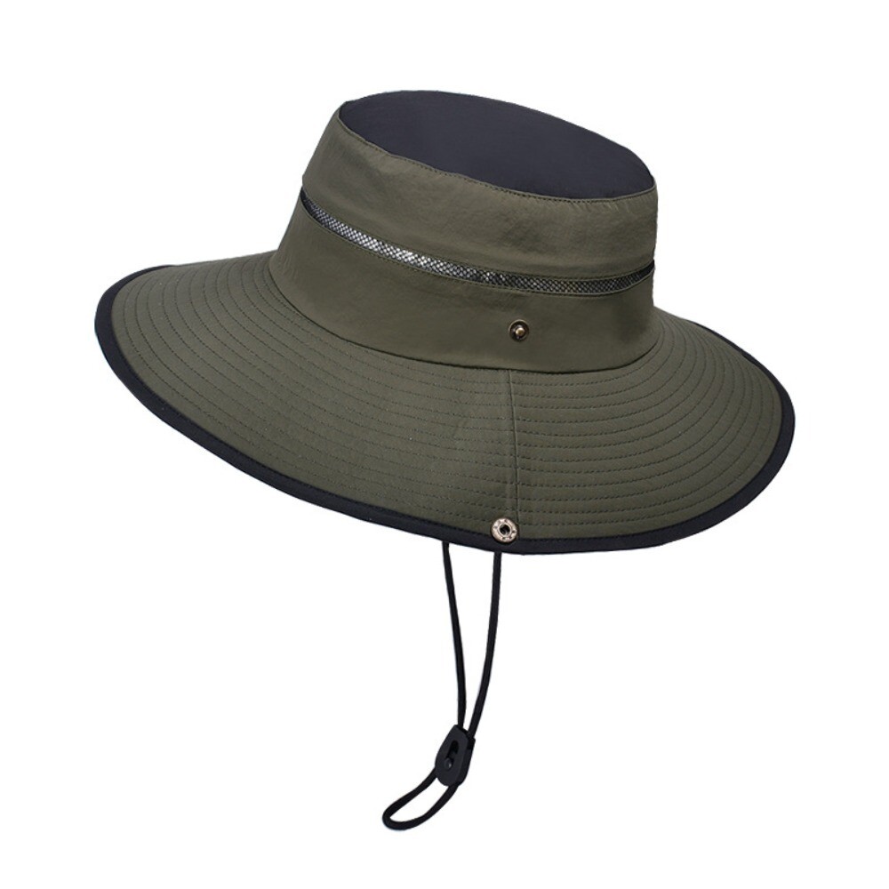 APL Cappello da pescatore tesa larga protezione solare secchio cappello pesca outdoor escursionismo salita