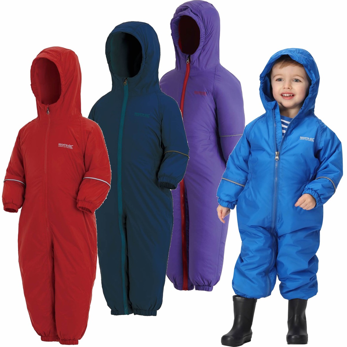 Regatta Decathlon Decathlon Puddle Suit Childrens/Kids Pobble