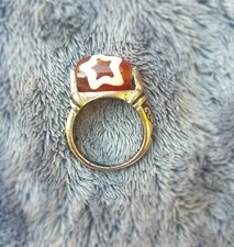Fetish Star dZi bead Ring