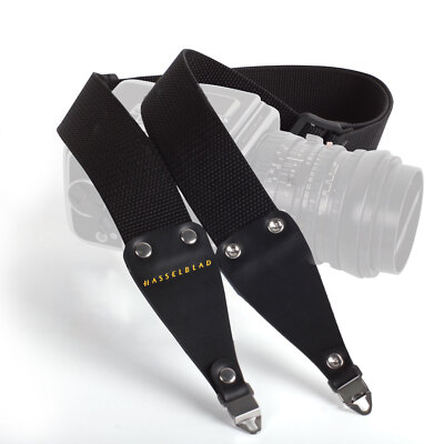 ETone Leather Neck/Shoulder Strap For Hasselblad 500/200/1000/2000 Series – Black, Padded, Model HGLS