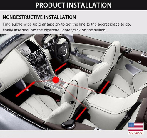Luces LED Para Autos Carro Coche Interior De Colores Decorativas Accesorios Luz - Foto 5