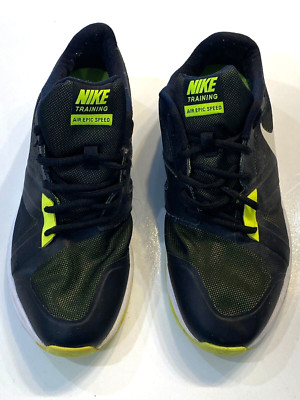 Nike Training 2016 Air Epic Speed #819003-007 Men's Size 10 Black
