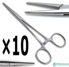 10  Mosquito Hemostat Straight Forcep 5" Locking Handle Surgical Tools