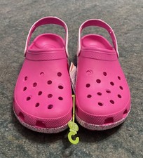 Crocs Men's BARBIE Pink/White Clogs Shoes Sz. 13 NEW 208817-6QQ KEN BARBIE