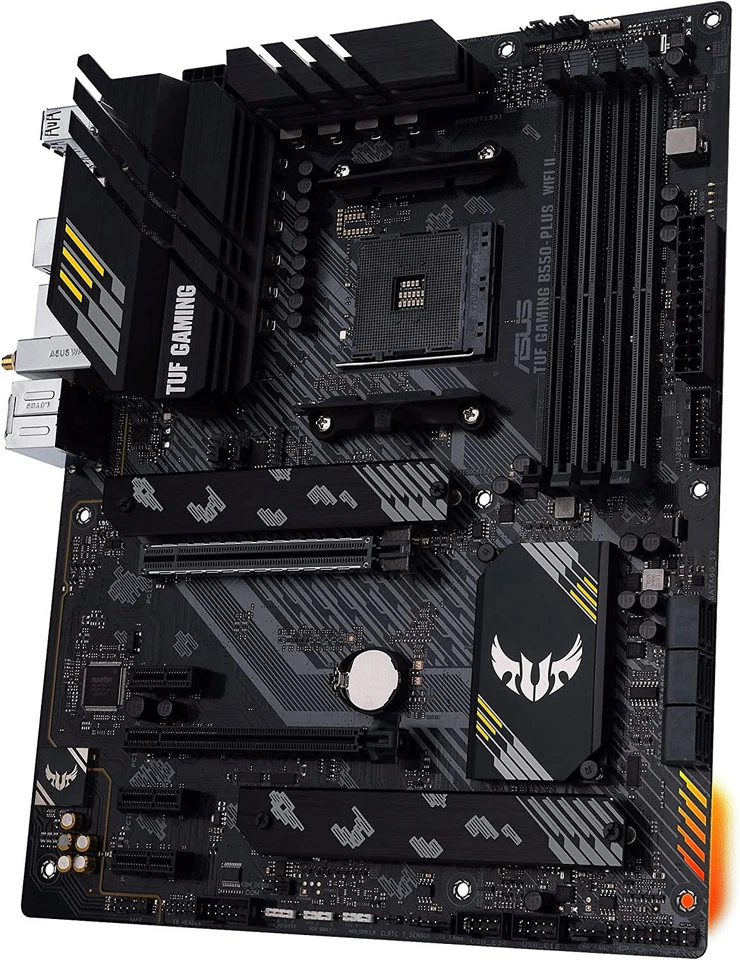 Asus Tuf Gaming B550-Plus WIFI II Scheda Madre PC ATX Socket AM4 Ryzen DDR4 PCIe - Immagine 3 di 4