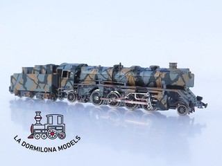 MM44 N =DC Arnold Dampflok 41 114 Tarnanstrich beschädigt S/C
