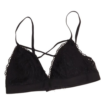 Bralette, Größe: S, Schwarz, Blumen, Spitze, Damen #vHW