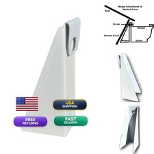 10 Pack Gutter Wedges for 5" K-Style Aluminum Gutters 3/12-5/12 Pitch WHITE