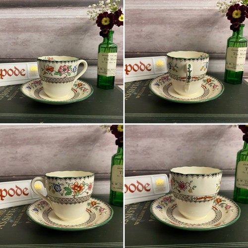 Vintage Copeland Spode Chinese Rose 3 x Demitasse Cups and Saucers - Picture 3 of 16