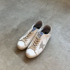 Golden Goose White/Grey Super-Star sneaker