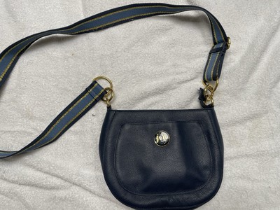 Joy Blue Leather Purse