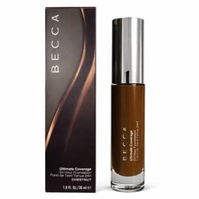 BECCA Ultimate Coverage 24 Hour Foundation Chestnut 1 Oz New In Box Discontinued