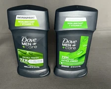2 Dove Men+ Care Antiperspirant Protection Extra Fresh Deodorant 72 Hr 2.7 oz
