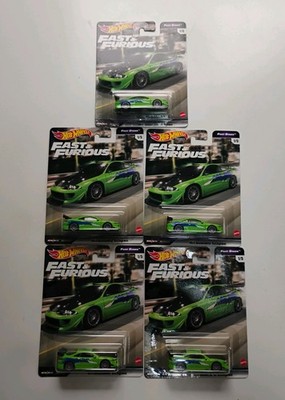Hot Wheels  Premium Mitsubishi Eclipse FAST STARS 2021 Real Riders Lot of 5 