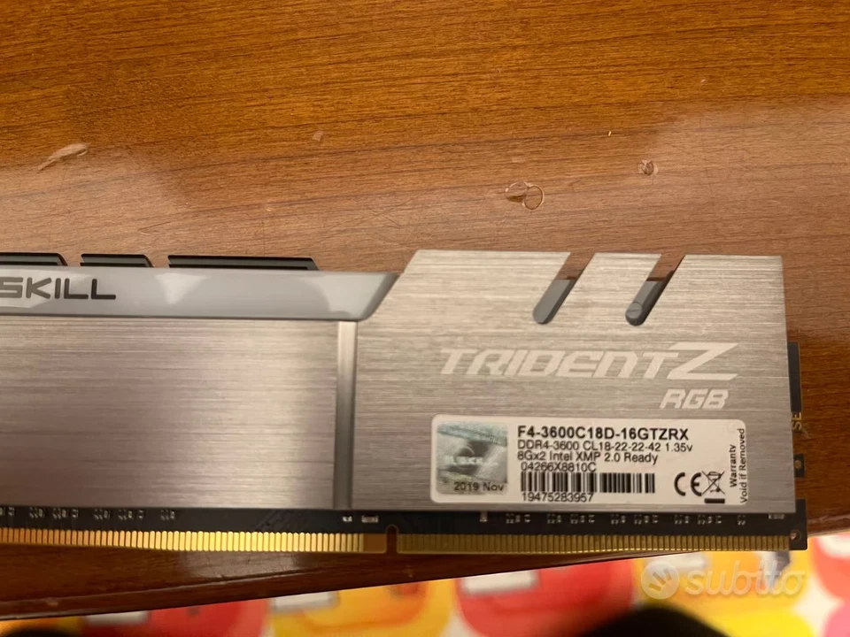 Bundle ryzen 5600x + asus ROG strix X570 + 32gb ram ddr4 + 5700xt - Immagine 2 di 3