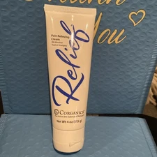 Corganics Topical Pain Relief Cream Natural Essential Oil Knee Joint Back Leg