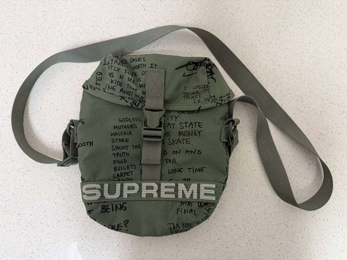 Supreme SS23 Military Field Side Bag Olive Gonz Green | eBay