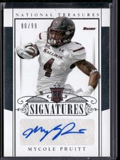 2015 Panini National Treasures Collegiate #278 MyCole Pruitt Auto /99
