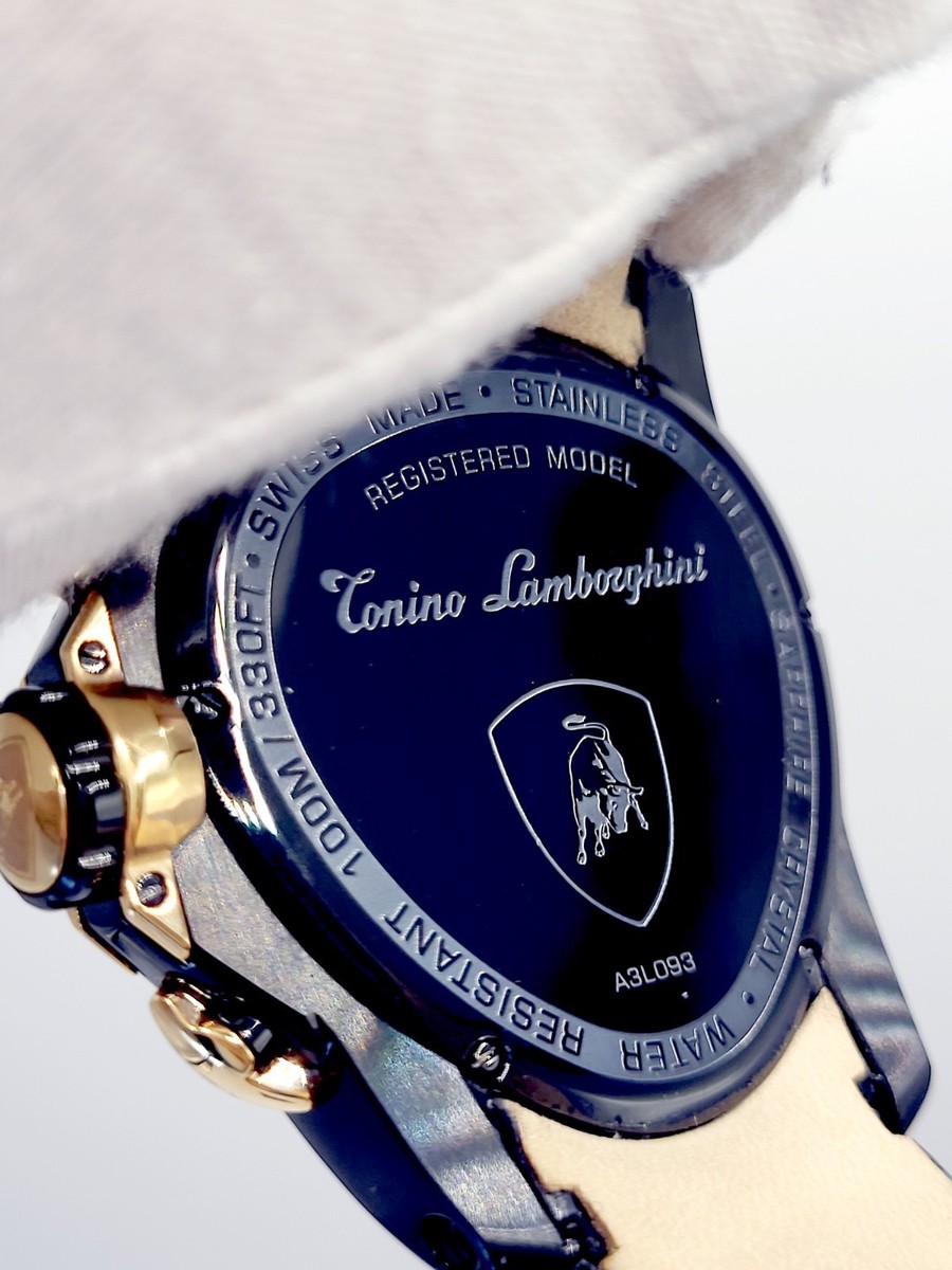$2293 💙SWISS [New] Tonino Lamborghini Series Spyder Chronograph