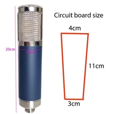DIY  mircophone body  for  replace TF47 condenser microphone studio