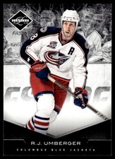 2011-12 Panini Limited R.J. Umberger 164/299 Columbus Blue Jackets #107