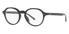 New Polo Ralph Lauren Man Oval Eyeglasses PH2251U 5001 Shiny Black 50mm