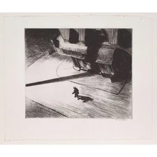 Edward Hopper - Night Shadows from Six American Etchings - 40x50 Inch...