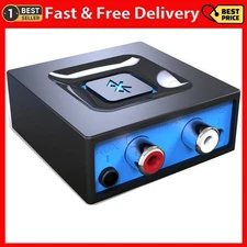 Bluetooth Audio Adapter Receiver For Music Streaming To Home Stereo Speaker Syst